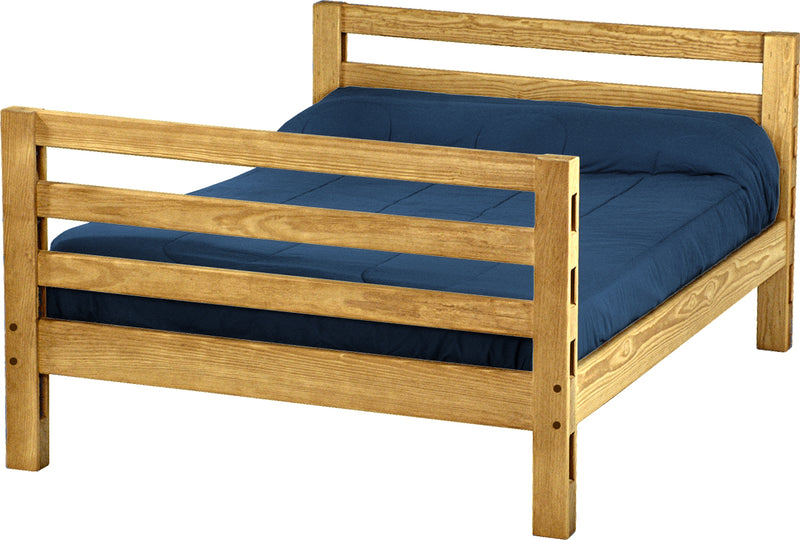 Ladder End Lower Bunk Bed, Full, By Crate Designs. 4207