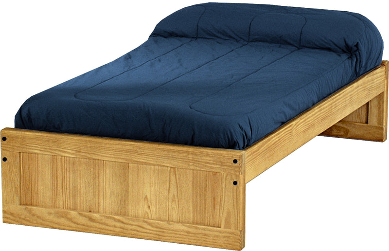 Panel Bed, Twin, 16" Headboard and Footboard, By Crate Designs. 4366