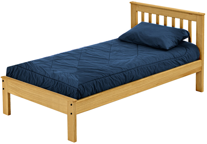 Mission Bed, Twin, 36" Headboard and 17" Footboard, By Crate Designs. 4767