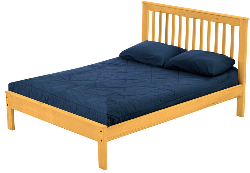 Mission Bed, Queen, 44" Headboard and 17" Footboard, By Crate Designs. 4947