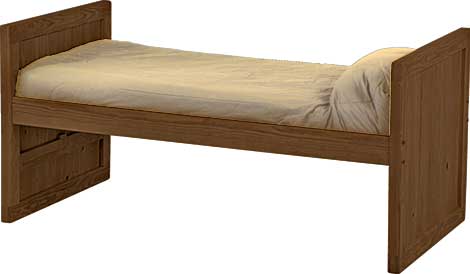 Captain's Day Bed, Twin, 39" Headboard and Footboard By Crate Designs. 4012