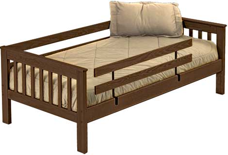 Mission Upper Bunk Bed, Twin, By Crate Designs. 4715