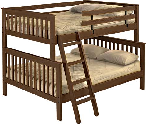 Mission Bunk Bed, FullXL Over Queen, By Crate Designs. 4778