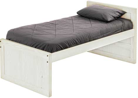 Captain's Bed, Full, 39" Headboard and 26" Footboard By Crate Designs.  4411