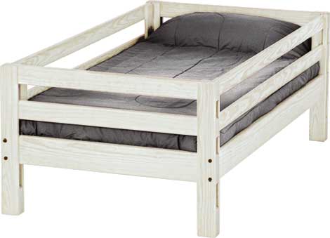 Ladder End Upper Bed, Twin, By Crate Designs. 4105