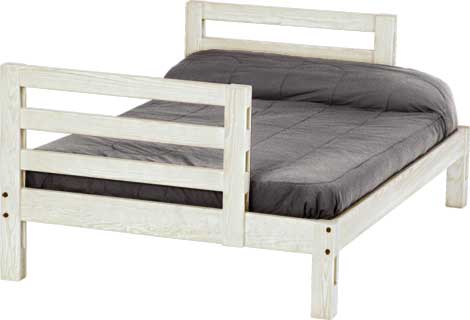 Ladder End Lower Bunk Bed Cutaway, Full, By Crate Designs. 4206