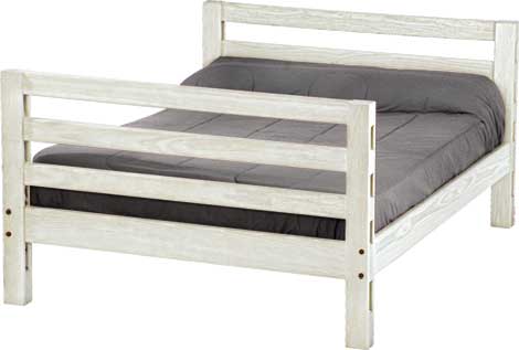 Ladder End Lower Bunk Bed, Full, By Crate Designs. 4207