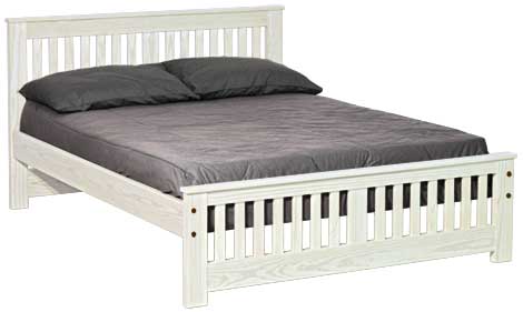 Shaker Bed, Full, 36" Headboard and 18" Footboard, By Crate Designs. 44768