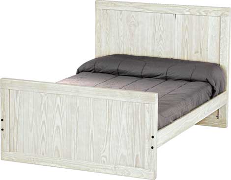 Panel Bed, Full, 48" Headboard and 29" Footboard, By Crate Designs. 4489