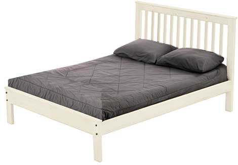 Mission Bed, Queen, 44" Headboard and 17" Footboard, By Crate Designs. 4947