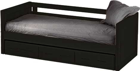 Panel Day Bed with Drawers, Twin, By Crate Designs. 4017.