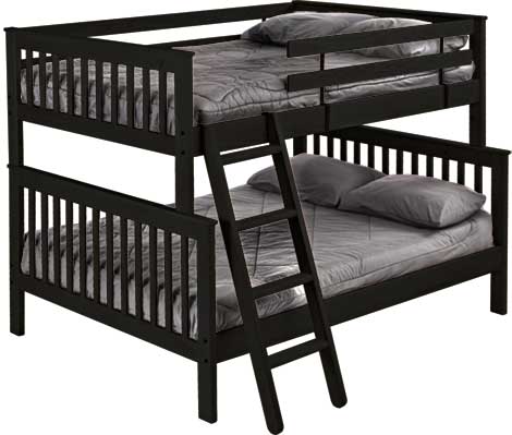 Mission Bunk Bed, FullXL Over Queen, By Crate Designs. 4778