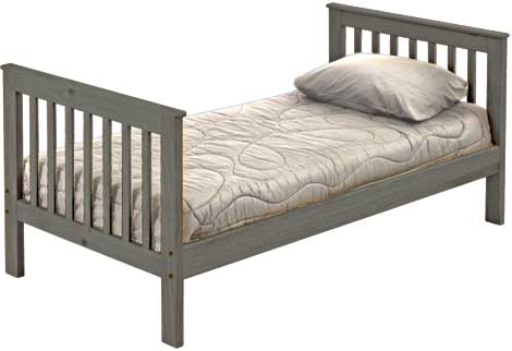 Mission Lower Bunk Bed, Twin, By Crate Designs. 4725