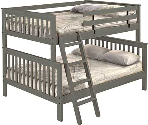 Mission Bunk Bed, FullXL Over Queen, By Crate Designs. 4778