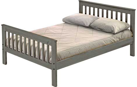 Mission Bed, Full, By Crate Designs. 4869