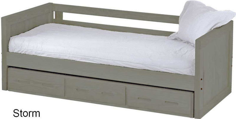 Panel Day Bed with Drawers, Twin, By Crate Designs. 4017.