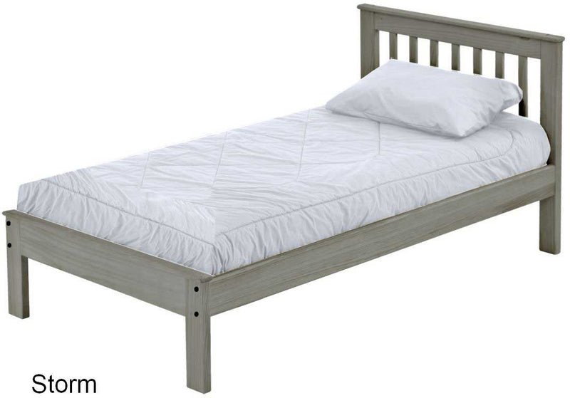 Mission Bed, Twin, 36" Headboard and 17" Footboard, By Crate Designs. 4767