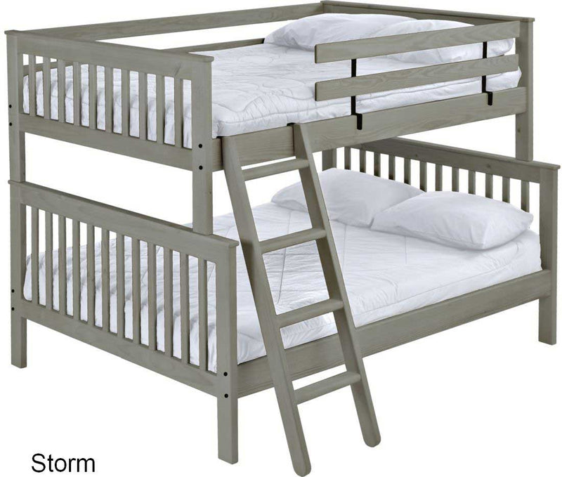 Mission Bunk Bed, FullXL Over Queen, By Crate Designs. 4778